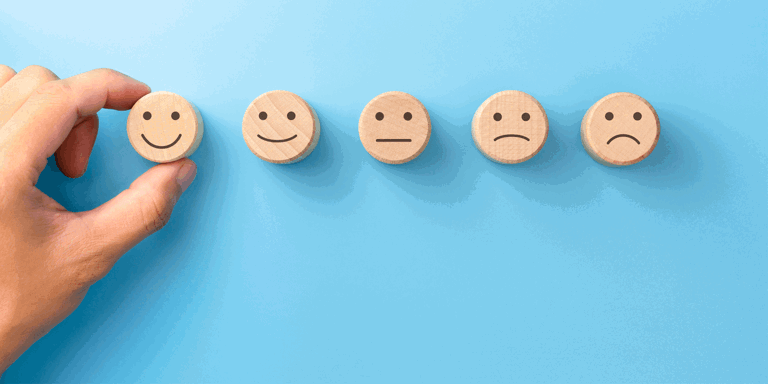 wooden happy and sad faces wooden happy and sad faces