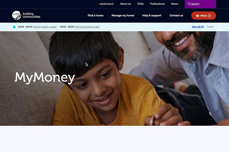 myMoney webpage myMoney webpage
