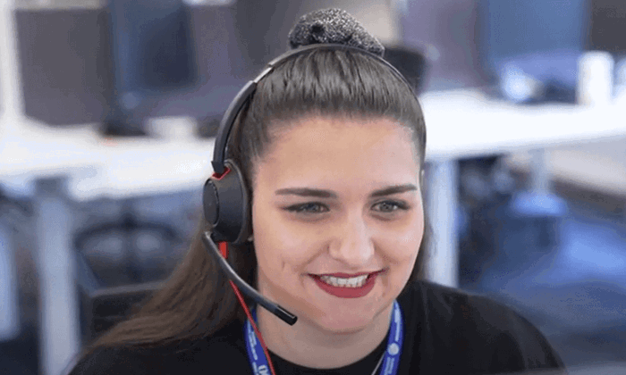 Call centre agent video Call centre agent video
