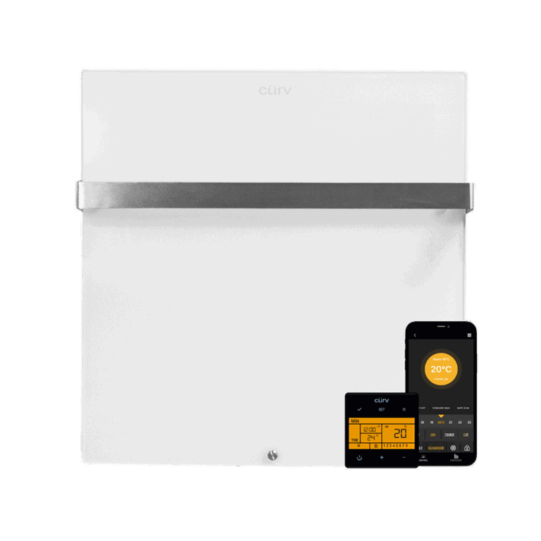 image of a white infra-red heater image of a white infra-red heater