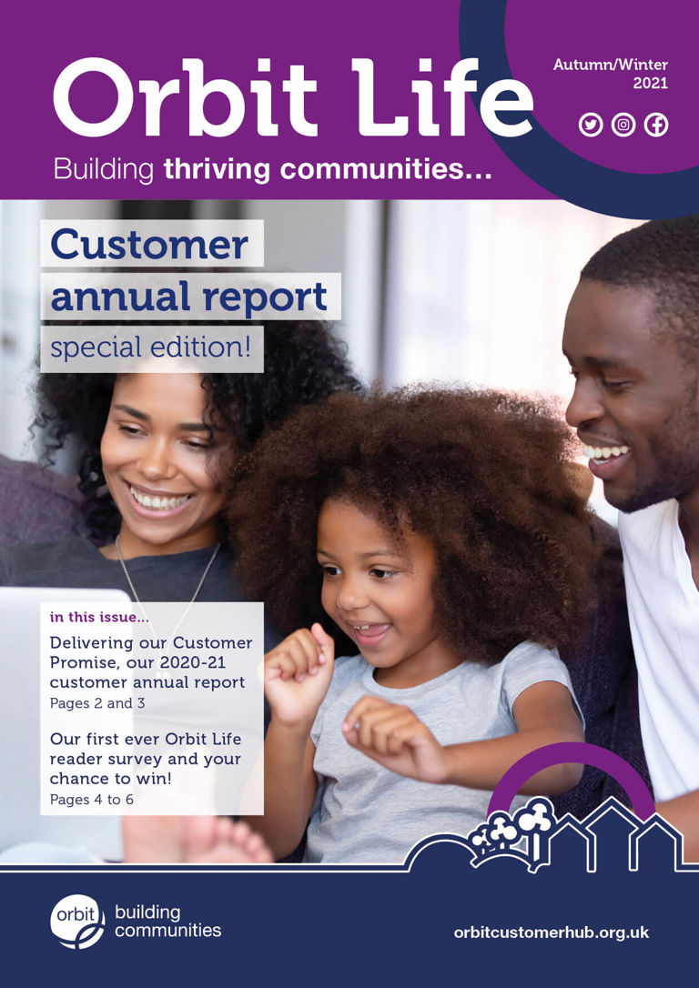 front cover of Orbit Life magazine front cover of Orbit Life magazine