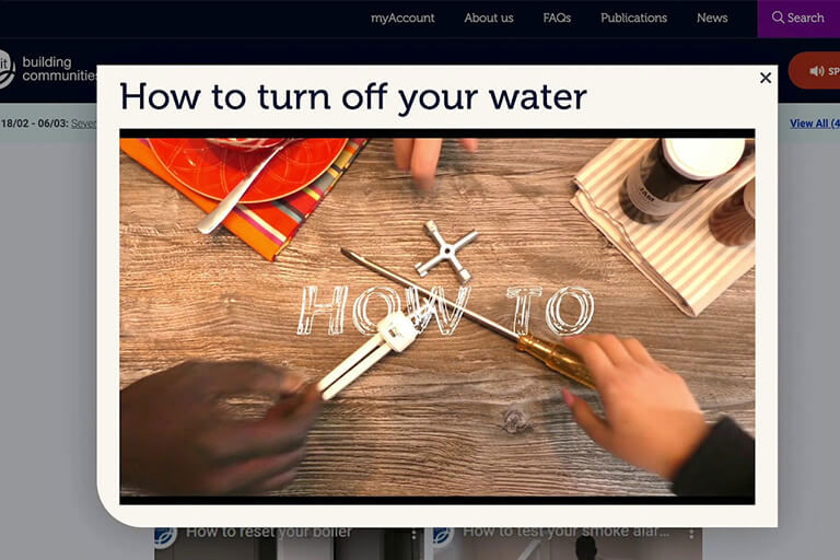 How to turn of your water video How to turn of your water video