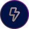 lightening bolt icon lightening bolt icon