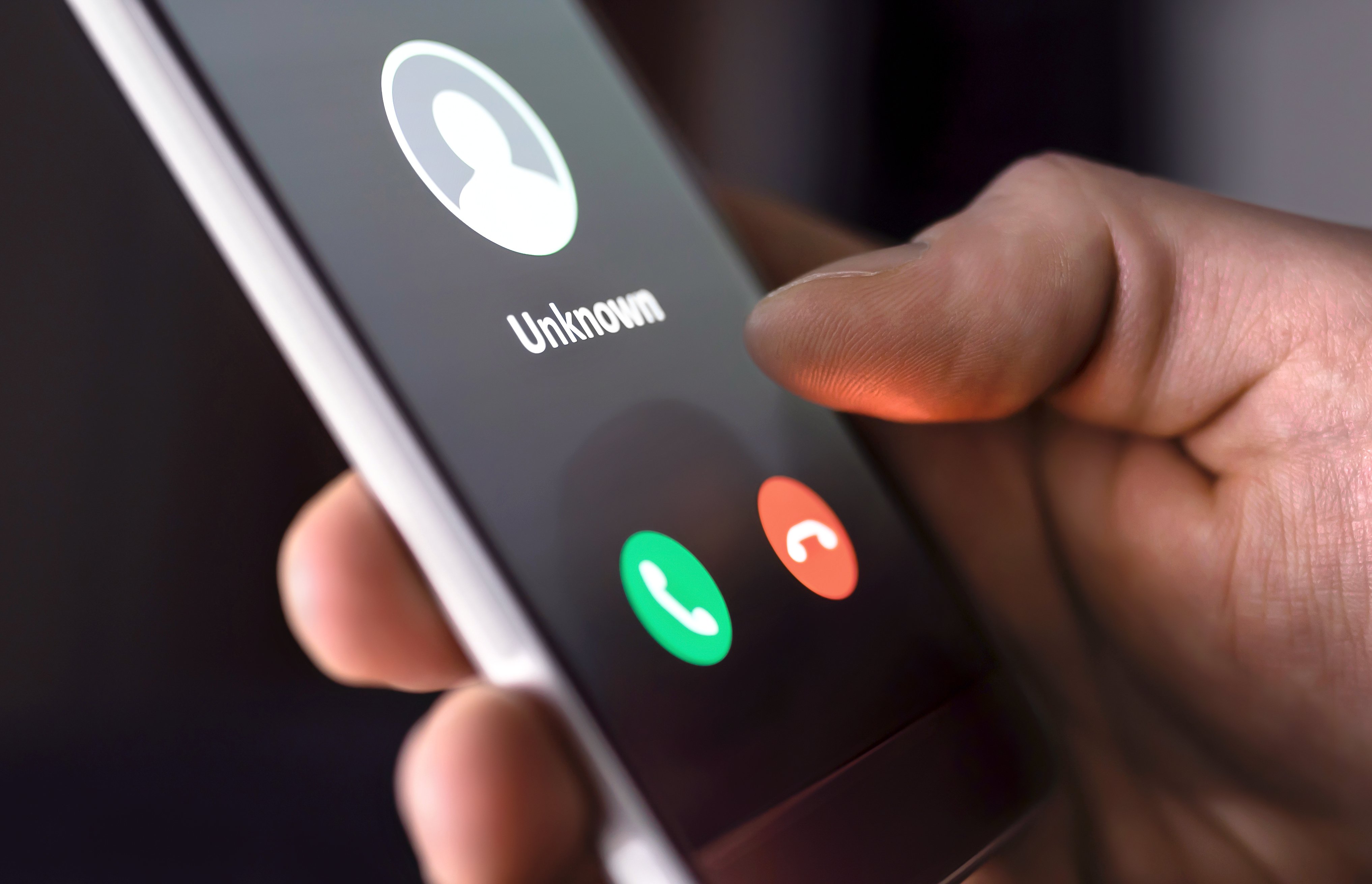 image of a call screen on a smart phone