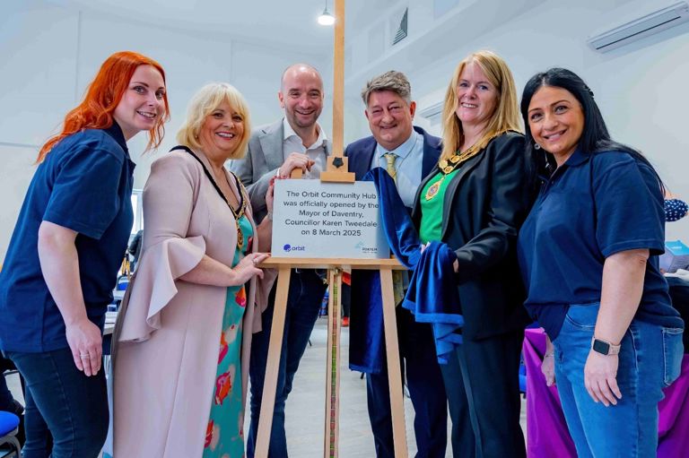 Orbit team at Micklewell Hub Orbit team at Micklewell Hub